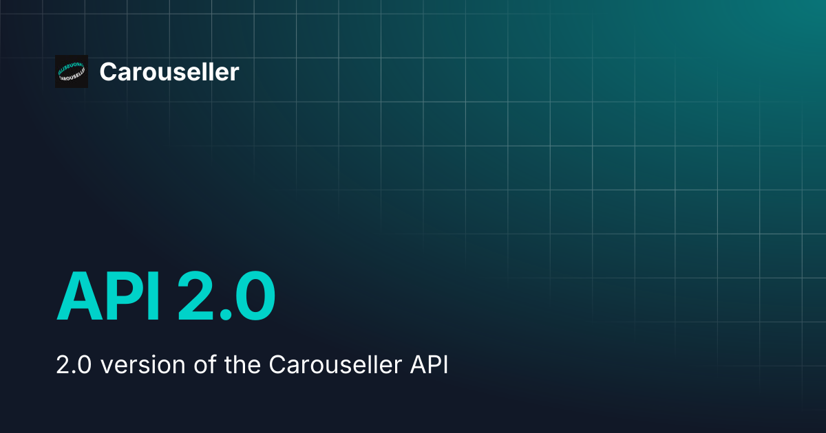 API 2.0 | Carouseller
